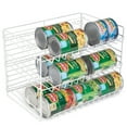 thumbnail image 1 of Smart Design 36 Can Organizer - Adjustable 3-Tier Rack - White, 1 of 8