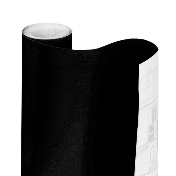 Pro-Mart Industries, Inc Smart Design Adhesive Shelf Liner - 18 in x 20 ft Black