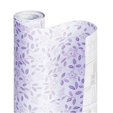 Smart Design Adhesive Shelf Liner - 18 Inch x 20 Feet - Drawer Cabinet Paper - Kitchen - Pink Wildflower