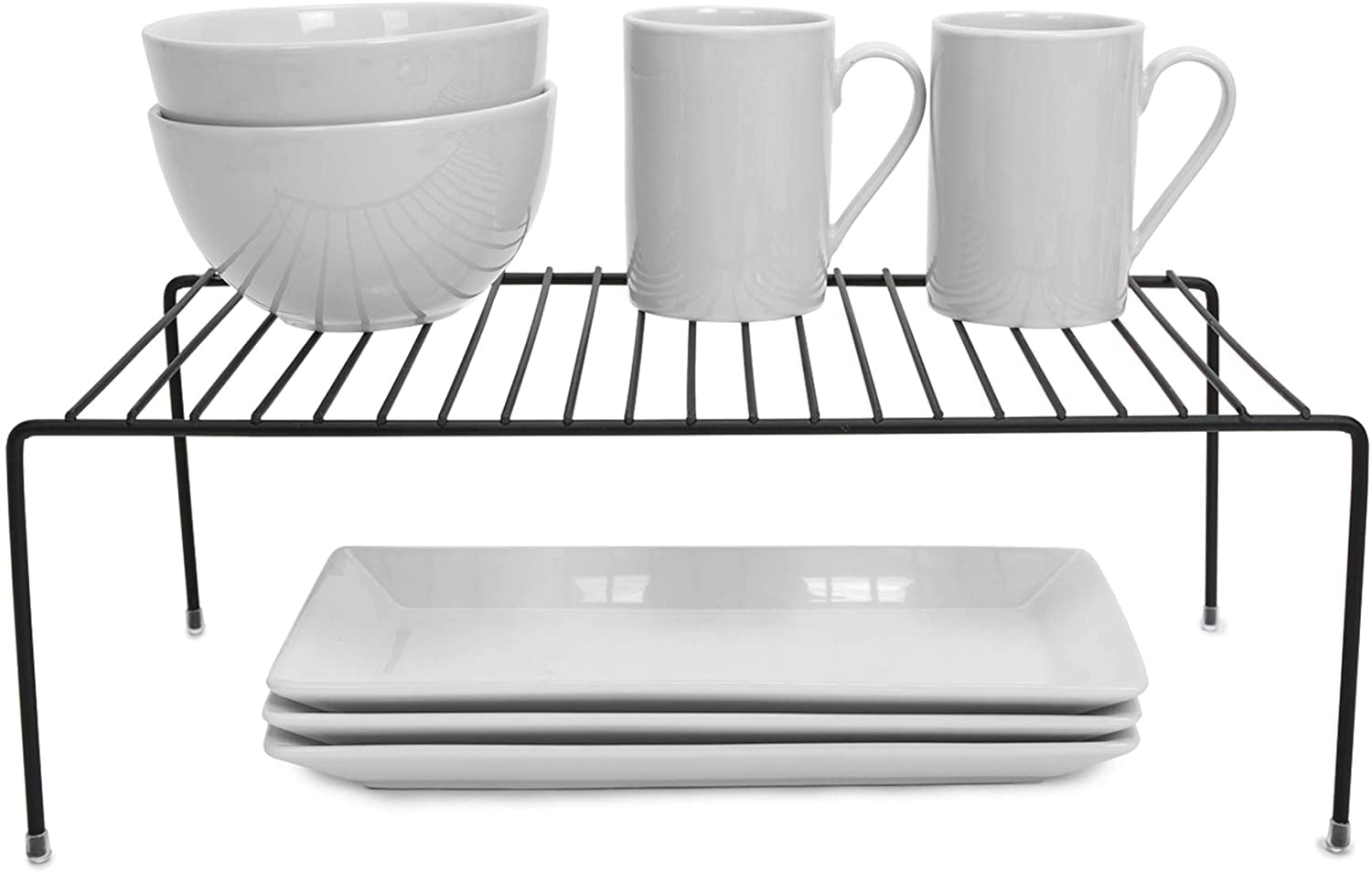 Large Black Steel Kitchen Storage Helper Shelf