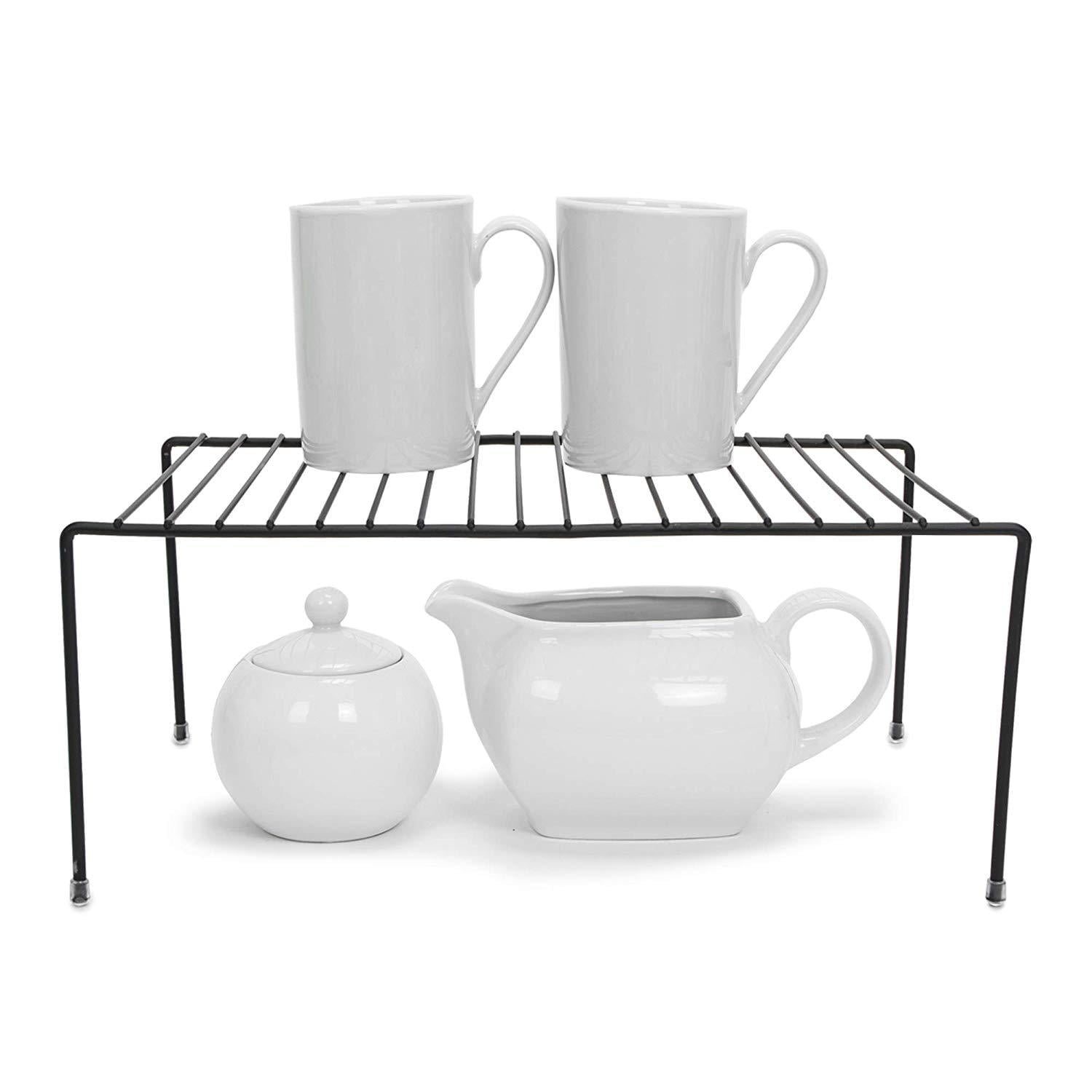 Smart Design Cabinet Storage Shelf Rack - Medium 8.5 x 13.25 inch ...