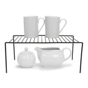 Smart Design Cabinet Storage Shelf Rack - Medium- 8.5 x 13.25 inch - White