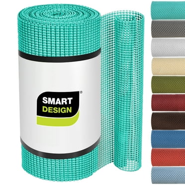 Smart Design Classic Grip Shelf Liner - 18 inch x 5 feet - Mint