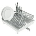 thumbnail image 1 of Smart Design Collapsible Dish Drainer Rack, 15.5" L x 14.5" W x 6.5" H, White, 1 of 7