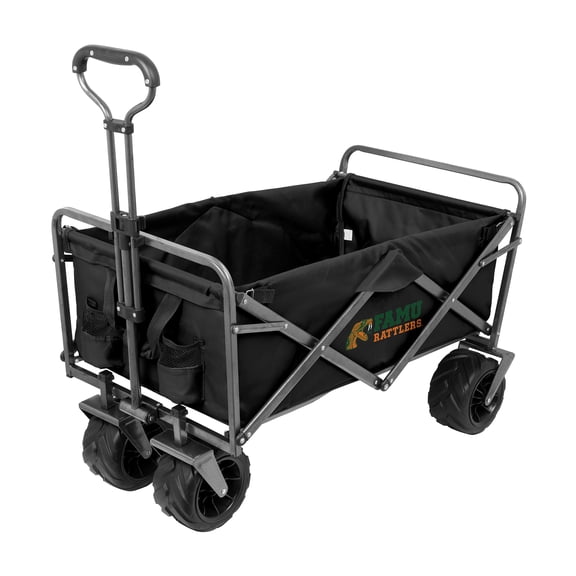 Smart Design Collegiate Heavy Duty Sports Wagon- Florida A&m Rattlers