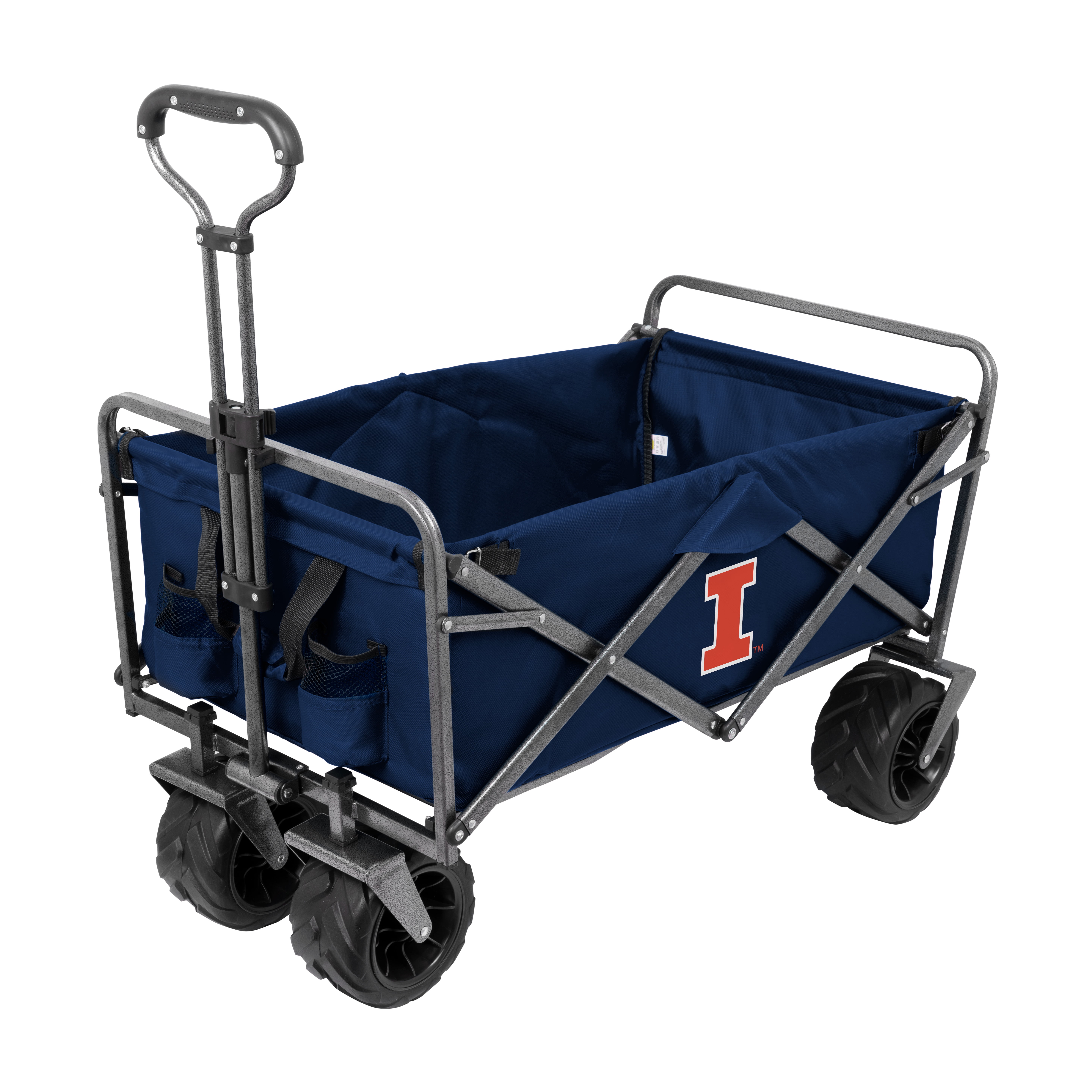 Smart Design Collegiate Heavy Duty Sports Wagon- Illinois Illini