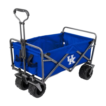 Smart Design Collegiate Heavy Duty Sports Wagon- Miami Hurricanes