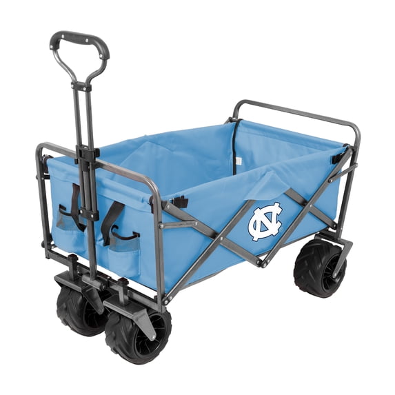 Smart Design Collegiate Heavy Duty Sports Wagon- N. Carolina Tarheels