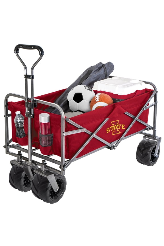 Collegiate Heavy-Duty Utility Collapsible Sports Wagon – Iowa State Cyclones