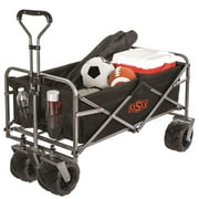 Smart Design Collegiate Heavy-Duty Utility Collapsible Sports Wagon - Oklahoma State Cowboys