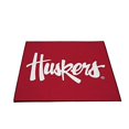 thumbnail image 1 of Smart Design Collegiate Tailgate Picnic Patio Mat - 9 x 9 Feet -  University of Nebraska - Scarlet & Cream Colors - Nebraska Cornhuskers, 1 of 3