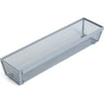 thumbnail image 1 of Smart Design Drawer Organizer - 12 x 3 Inch - Steel Metal Mesh Tray - with Interlocking Arm Connection - Utensils, Silverware, Organization - Kitchen - Silver, 1 of 6