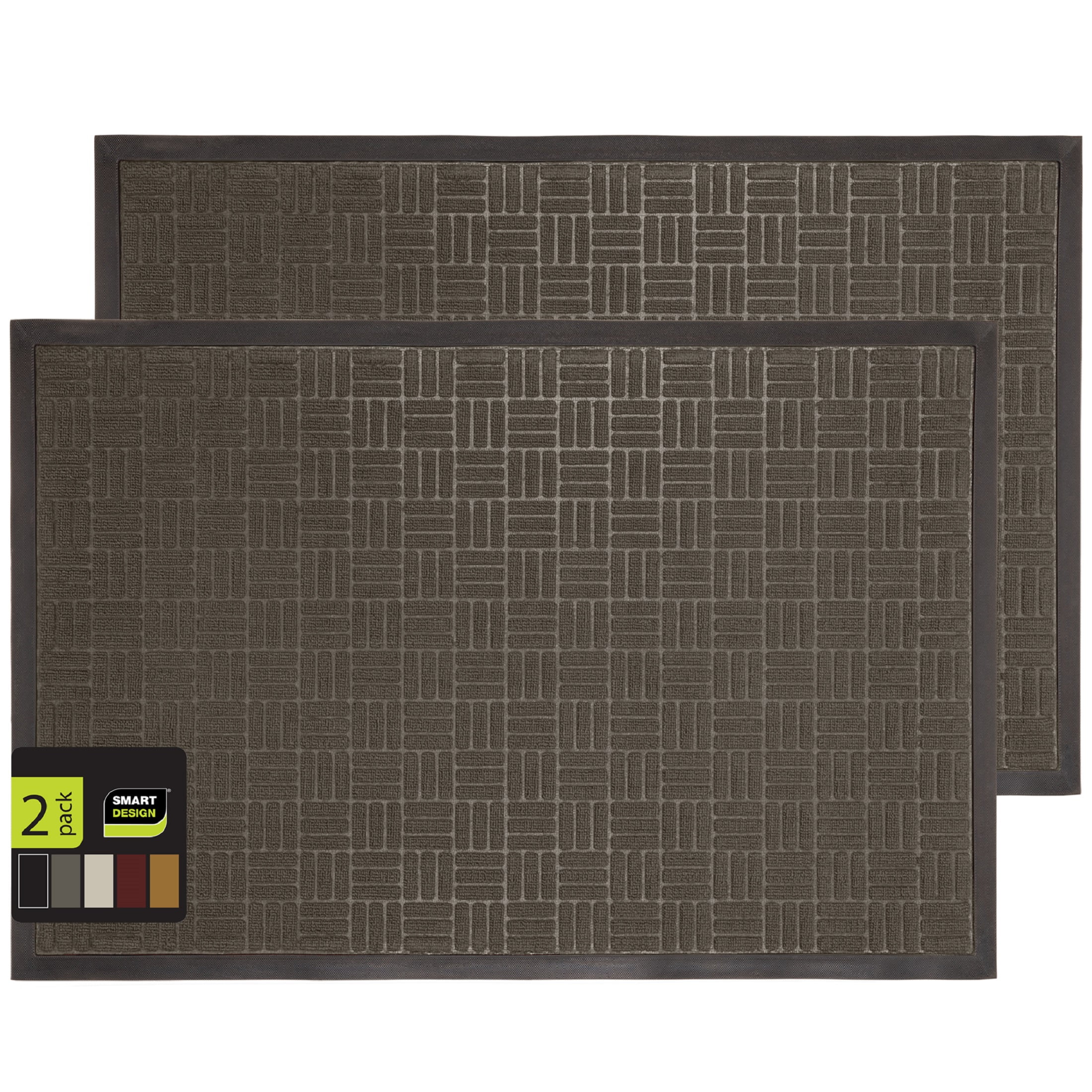 All-Weather High-Traffic Door Mat Durable, Easy Clean Skid-Resistant - Front  Entrance Welcome Doormat, Home Entry Floor 