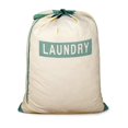 thumbnail image 1 of Smart Design Large Laundry Bag with Handle and Push Lock Drawstring - 100% Cotton Canvas Material - for Clothes and Laundry - Home Organization - Holds 3 Loads - 29 x 36 Inch - Laundry Logo, 1 of 5
