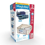 MagicBag by Smart Design Instant Compression Bag Jumbo Tote with Flat Large Bags