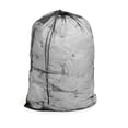 thumbnail image 1 of Smart Design Mesh Laundry Bag with Handle and Push Lock Drawstring - VentilAir Mesh Material - for Clothes and Laundry - Home Organization - Holds 3 Loads - 36 x 24 Inch - Black, 1 of 5