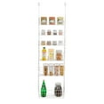 thumbnail image 1 of Smart Design Over the Door Pantry Organizer Rack with 6 Adjustable Steel Shelves - White, 1 of 8