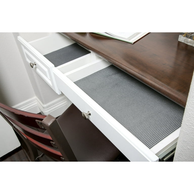 Grey Pebbled Non-Adhesive Heavy Duty Shelf Liner, Sold by at Home