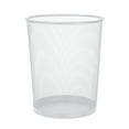 thumbnail image 1 of Smart Design Steel Metal Mesh Waste Basket - 11.75 x 13.75 inch -White, 1 of 5