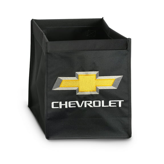 Smart Design Vehicle Waste Bag with Adjustable Strap - 9.5 x 11 Inch - Chevrolet