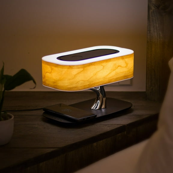 Smart Desk Lamp Mobile Phone Wireless Charging Bluetooth Audio Bedside Ornaments Decorative Lamp