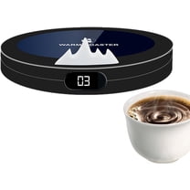Smart Desktop Beverage Warmer Station, 3-Mode Adjustable Electric Mug Coaster, Auto-Off Tea Cup Heating Pad with Touch Control, Office Desk Essential