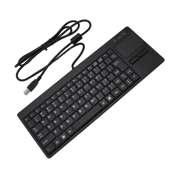 Smart Devices Mechanical USB Keyboard with Touchpad, Long Life Wired Keyboard for Industrial Use