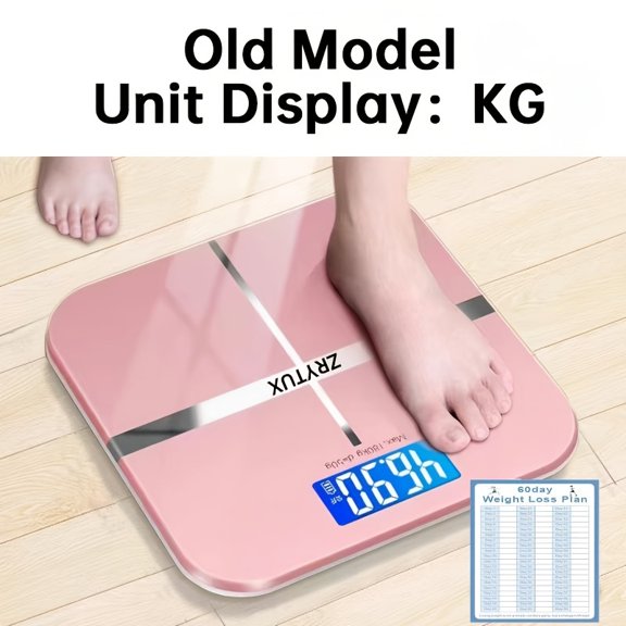 Smart Digital Body Weight Scale, Max 400LB Capacity, Switchable KG/LB Units, HD LCD with Fahrenheit Temp Readout, Extra Wide Platform, USB & Battery Dual Power Supply Bathroom Scale