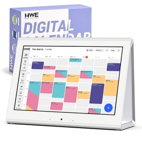 Smart Digital Calendar Wall Touch Screen,MWE Calendar APP Electronic Family Calendar with Tasks, Meal Planner, Photo Album, Reward Chart 32GB, Desk Stand,Gift Packaging