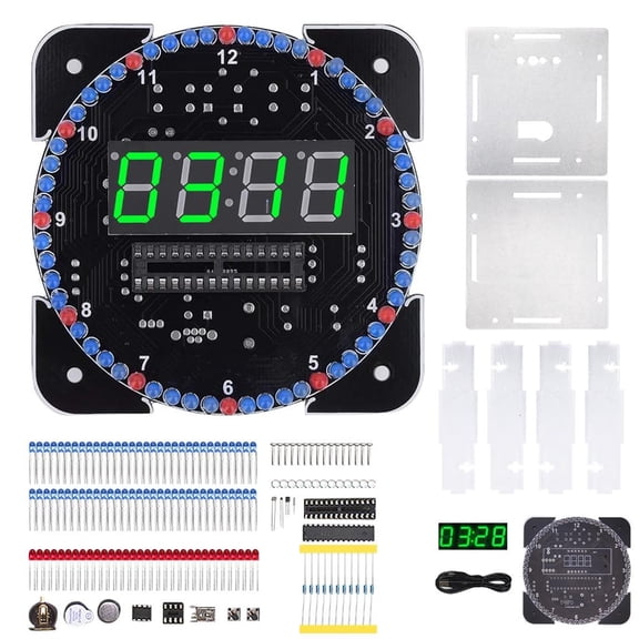 Smart Digital Clock Electronics Timekeeping & Alarm for Decor & Education