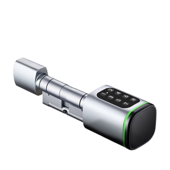 Smart Digital Door Lock Mortise DeadBolt With 2 Ways Adjustable Cylinder Length Fingerprint Password APP Key IC Card Unlock ,Corrosion-Resistant