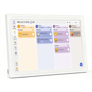 Smart Digital Family Calendar with 10.1 Inch Touch Screen, Multi-Platform Calendar Sync to Electronic Chore Planner, Wall & Fridge Mountable