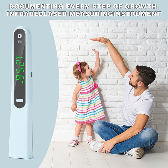Smart Digital Height Measuring Device - High Precision Infrared Portable Stadiometer for Home Office Gym Use