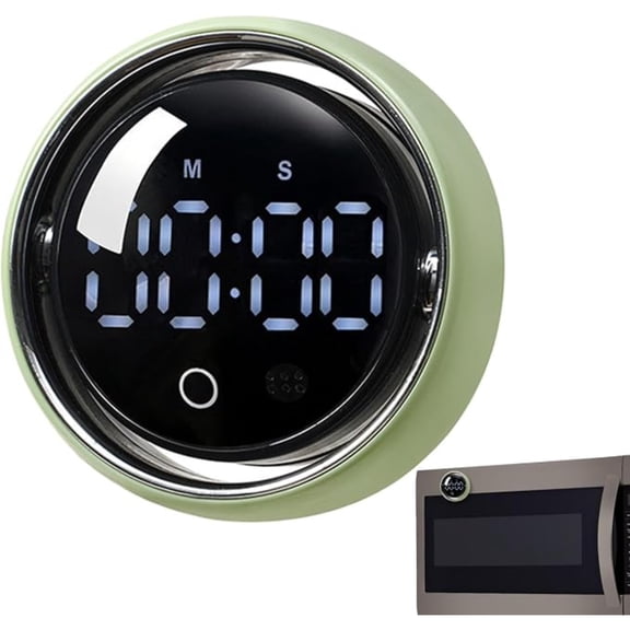 Smart Digital Kitchen Timer—Voice-Controlled Magnetic Countdown/Count-Up Timer, Ideal for the Kitchen