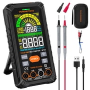 Smart Digital Multimeter, 10000 Counts, 1000V 10A, Non-Contact Voltage Detection, Auto Range, Buzzer Alarm Measures AC / DC Current, Voltage Capacitance Tester, Ohm, Hz, Capacitance, True RMS