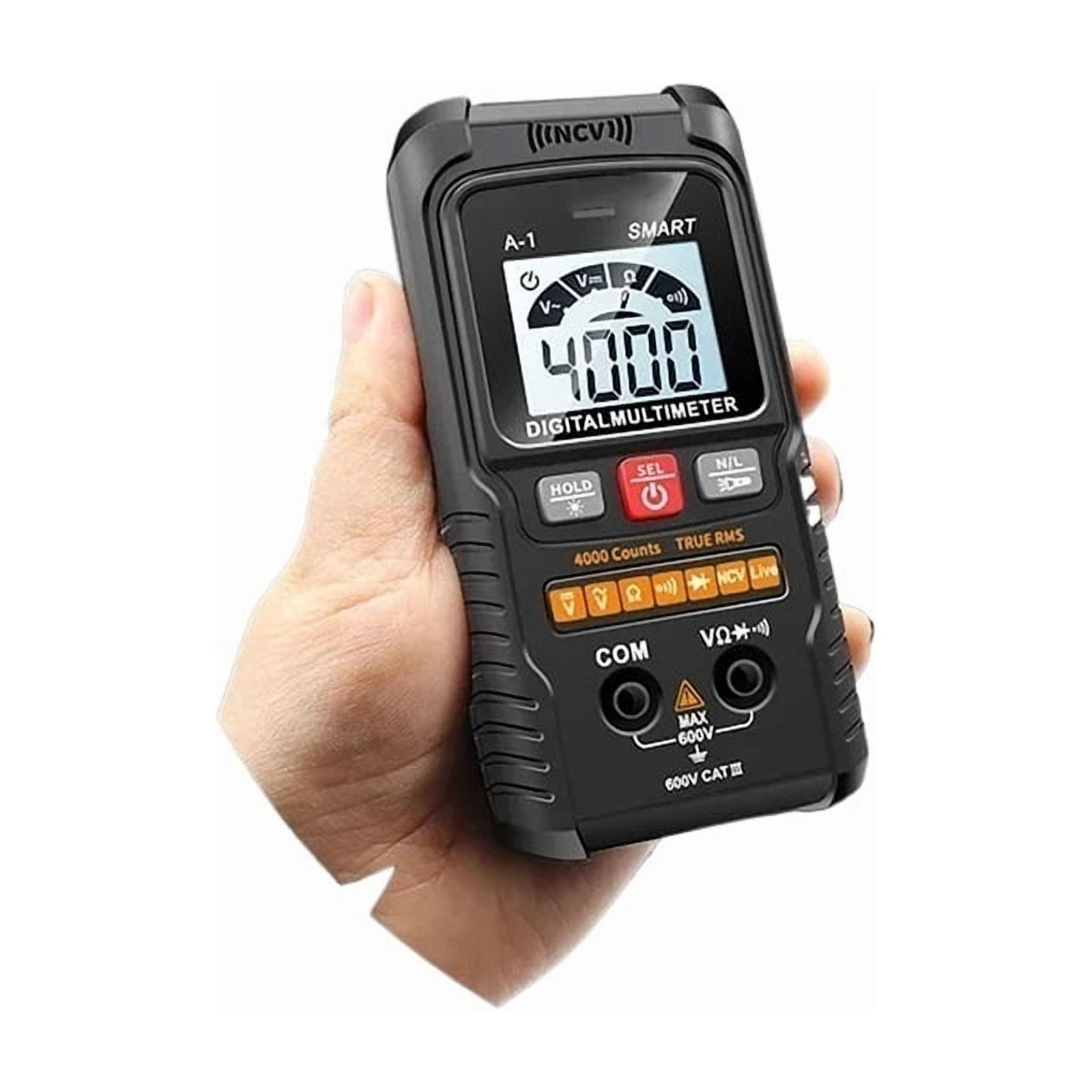 Smart Digital Multimeter 4000 Counts Professional Multimeter Non-Contact Auto Range AC/DC Voltage ,High&Low Sensitivity