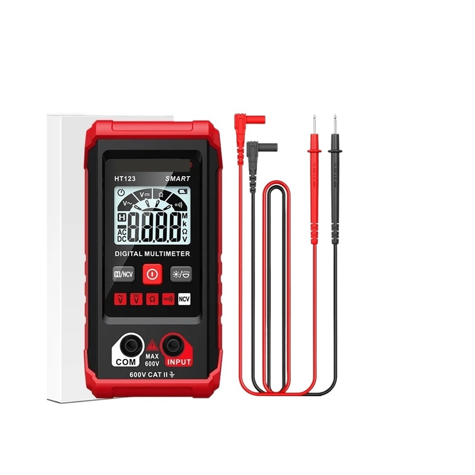 Smart Digital Multimeter AC/DC Voltage Resistance Continuity Measurement Tester NCV Multimeter With Backlight ,Battery Test