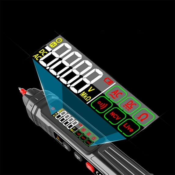 Smart Digital Multimeter Non Contact Voltage Detector Pen Auto Range Resistance NCV High Precision