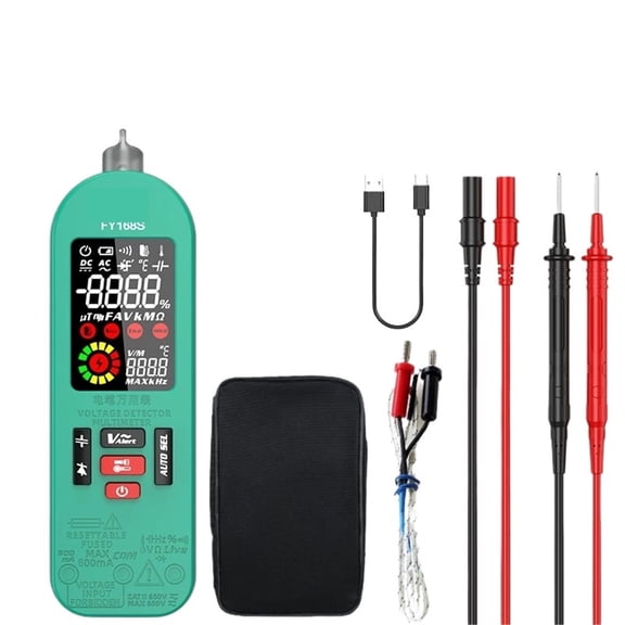 Smart Digital Multimeter Rechargeable Electronic Tester AC DC Contactless NCV Automatic Test Easy Operate ,Battery Test