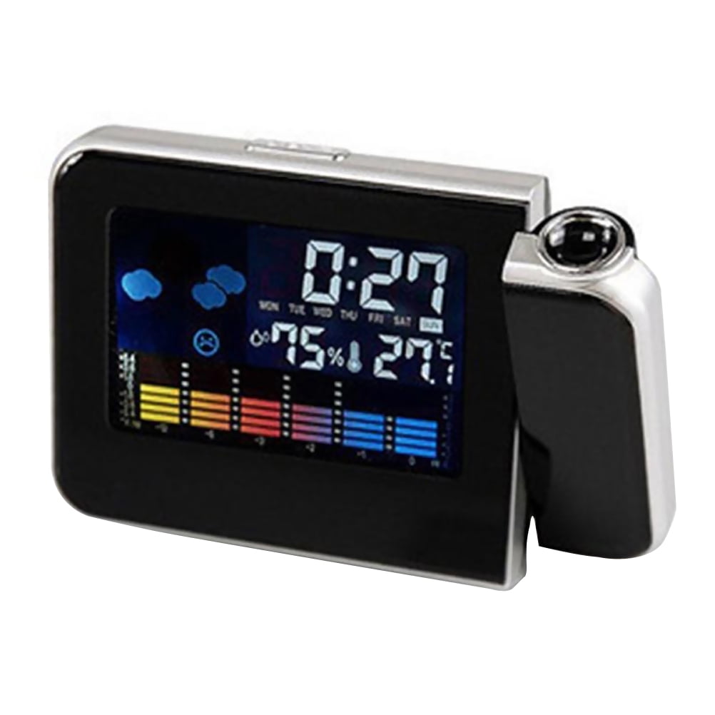 Smart Digital Projection Clock Time Alarm Clock Weather Station