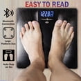 thumbnail image 1 of Vivicreate Body Weight Scale Portable Large Display LED Body Fat Analyzer Black, 1 of 6