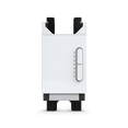 thumbnail image 1 of Smart Dimmer by Deako, Single-Pole, Rocker-Style Dimming, 2.4 GHz Wi-Fi, Remote App, Voice Control, Neutral Wire Required, White, 1 of 12