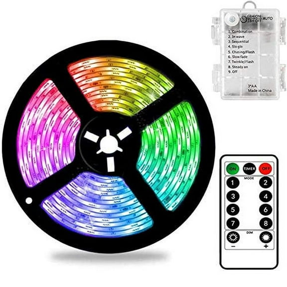 Smart Direct Indoor/Outdoor 3M Battery Operated Led Strip Lights