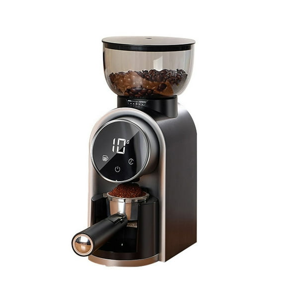 Smart Display Electric Coffee Grinder 25 Grind Settings for Espresso and More, Adjustable Burr Grinder for Home and Office Use