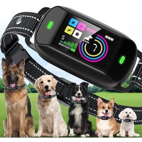 Smart Bark Control Training Aids – 4 Training Modes, AI-Powered Bark Detection, Waterproof & Humane Design for All Dogs (8-120+ lbs)