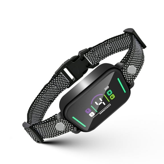 Smart Dog Bark Collar,Rechargeable Anti Barking Training Collar with 8 Adjustable Sensitivity