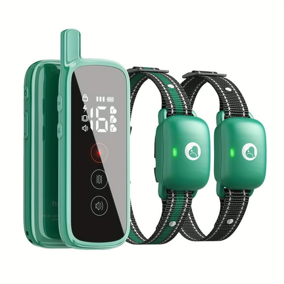 Smart Dog Training Collar w/ Remote, 3 Modes: Vibration, Shock & Buzz. Rechargeable for Large & Medium Dogs