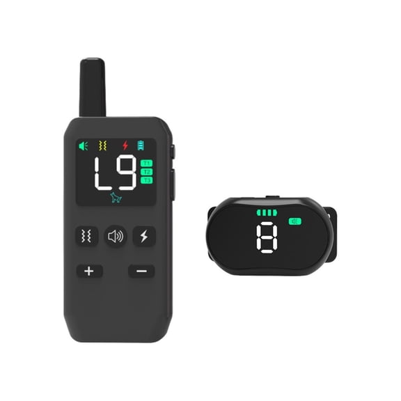 Smart Dog Training Collar with Remote, 2 in 1 Automatic Anti Bark Device for All Breeds