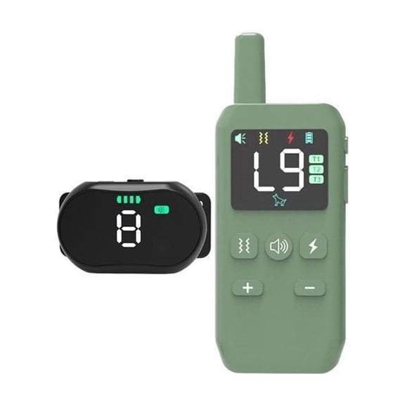 Smart Dog Training Collar with Remote, 2 in 1 Automatic Anti Bark Device for All Breeds