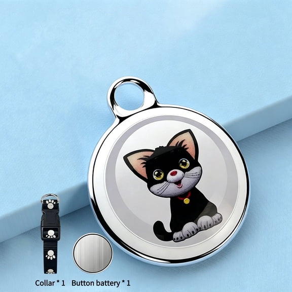 Smart Pet Tracking Collar No Monthly Fee Anti-Loss Position Device for Cats & Dogs